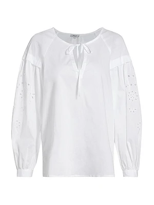 Dari Cotton Eyelet Blouse