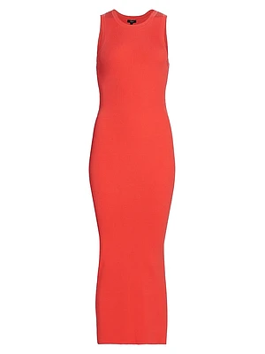 Syd Rib-Knit Midi-Dress