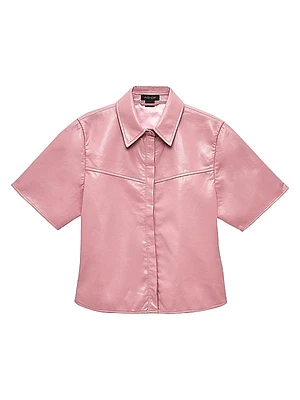 Mojave Recycled Leather Top