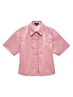 Mojave Recycled Leather Top