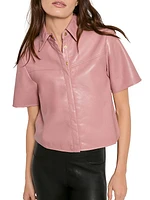 Mojave Recycled Leather Top