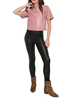 Mojave Recycled Leather Top