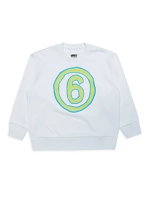 Little Kid's & Kid's 6 Crewneck Sweatshirt