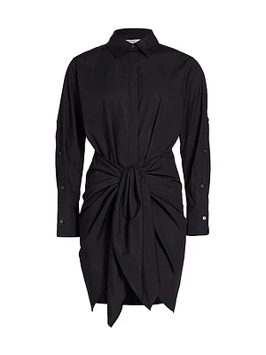 Charlotte Tie-Waist Shirtdress
