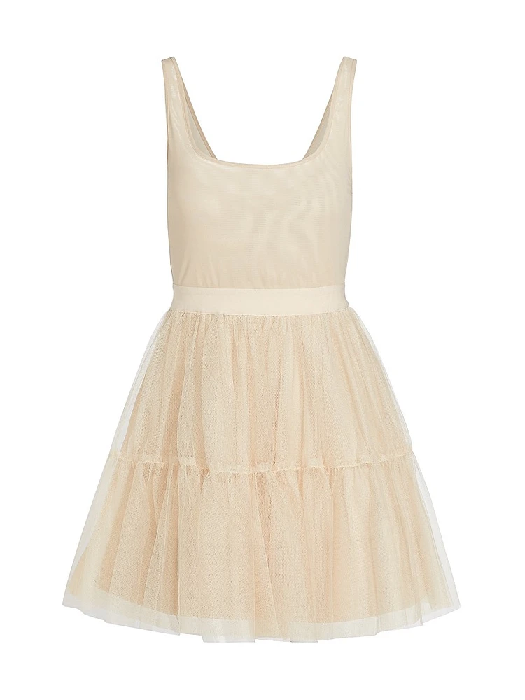 Chara Tiered Tulle Minidress