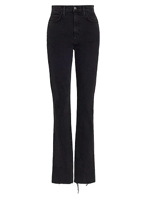 Valentina High-Rise Straight-Leg Jeans