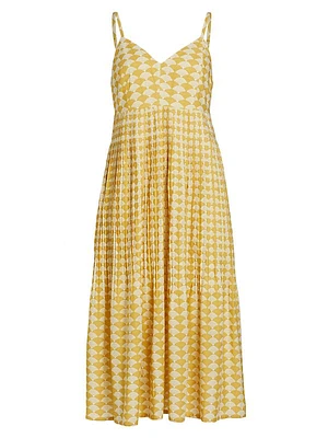 The Jules Printed Fit & Flare Midi-Dress