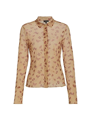 Paisley Mesh Shirt