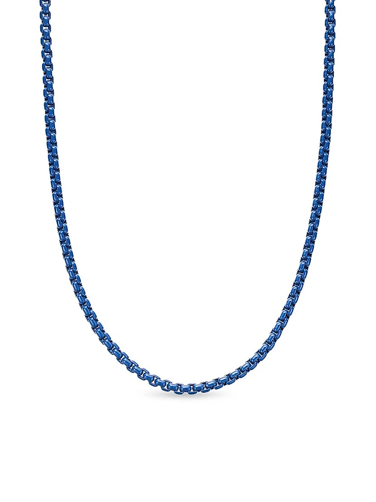 Box Chain Necklace Stainless Steel