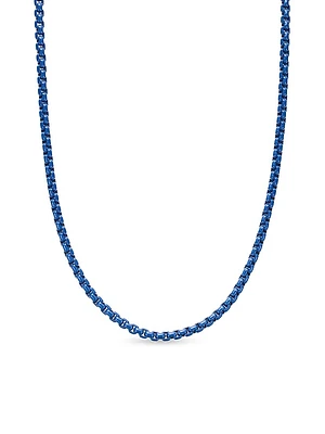 Box Chain Necklace Stainless Steel