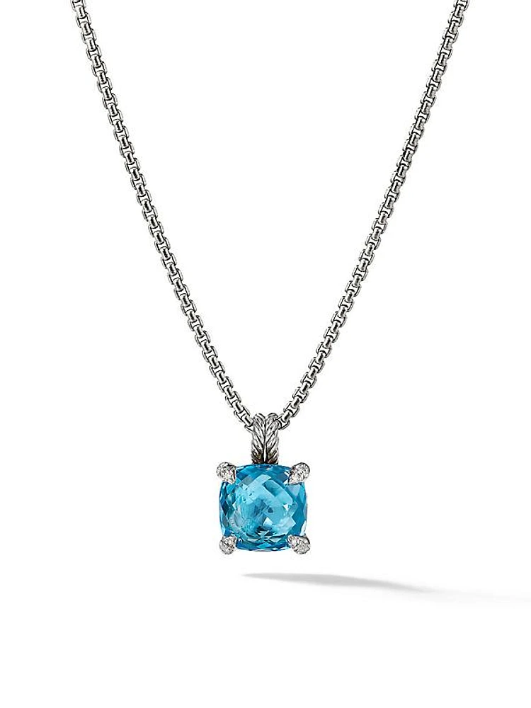 Chatelaine Pendant Necklace in Sterling Silver
