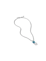Chatelaine Pendant Necklace in Sterling Silver