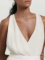 Chatelaine Pendant Necklace in Sterling Silver