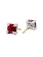 Petite Chatelaine Stud Earrings in Sterling Silver