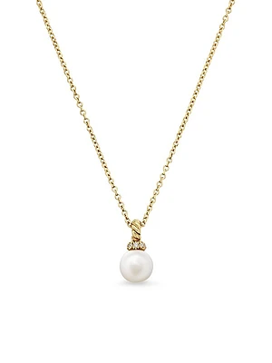 Petite Solari Pendant Necklace in 18K Yellow Gold