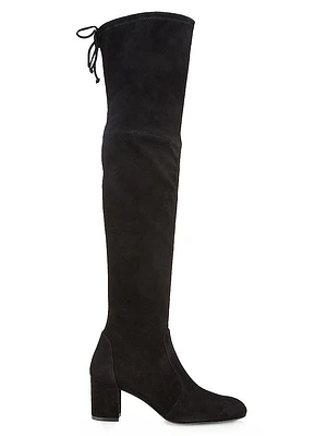 Yulianaland 60MM Leather Over-The-Knee Boots