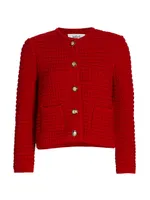 Gaspard Knit Cotton-Blend Cardigan