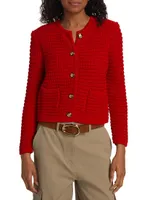 Gaspard Knit Cotton-Blend Cardigan