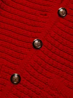 Gaspard Knit Cotton-Blend Cardigan