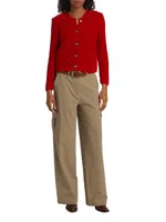 Gaspard Knit Cotton-Blend Cardigan
