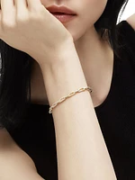 Stax Chain Link Bracelet 18K Yellow Gold