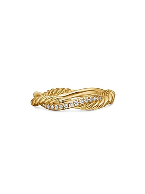 Petite Infinity Band Ring in 18K Yellow Gold