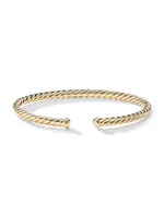 Cable Flex Bracelet 18K Yellow Gold, 4mm