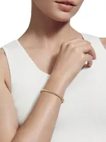 Cable Flex Bracelet 18K Yellow Gold, 4mm