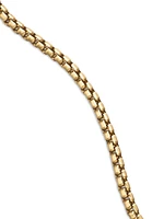 Box Chain Necklace 18K Yellow Gold