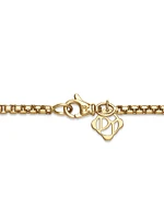 Box Chain Necklace 18K Yellow Gold
