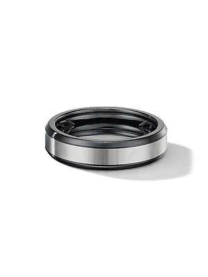 Titanium Beveled Band Ring