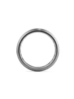 Streamline Beveled Band Ring Titanium, 8.5MM
