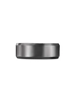 Streamline Beveled Band Ring Titanium, 8.5MM
