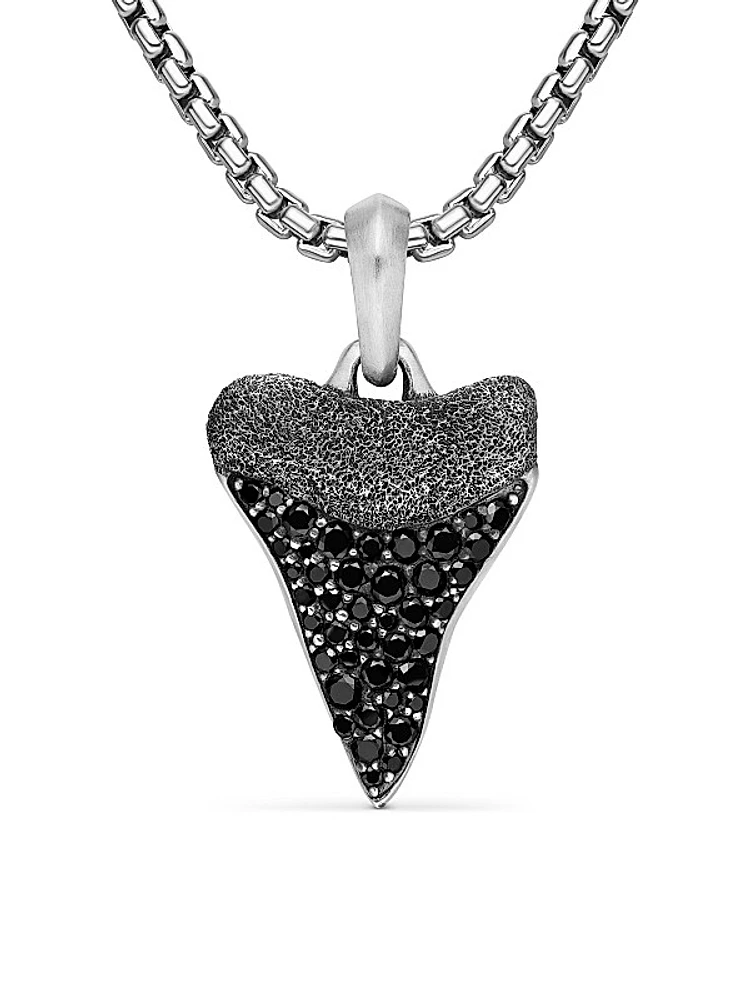 Shark Tooth Amulet in Sterling Silver