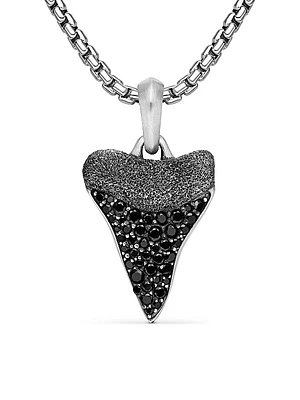 Shark Tooth Amulet in Sterling Silver