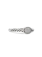Cable Collectibles® Oval Ring With Diamonds