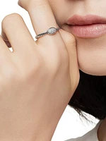 Cable Collectibles® Oval Ring With Diamonds