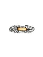 Cable Loop Band Ring Sterling Silver