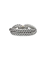 Cable Loop Band Ring Sterling Silver