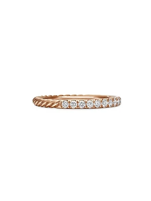 Cable Collectibles Stack Ring 18K Rose Gold
