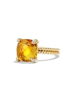 Chatelaine® Ring 18K Yellow Gold with Pavé Diamonds
