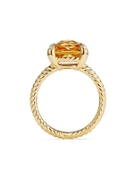 Chatelaine® Ring 18K Yellow Gold with Pavé Diamonds