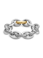 Extra-Large Oval Link Bracelet with 18K Yellow Gold