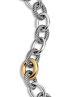 Extra-Large Oval Link Bracelet with 18K Yellow Gold