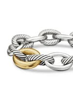 Extra-Large Oval Link Bracelet with 18K Yellow Gold
