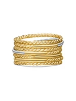 Crossover Ring in 18K Yellow Gold