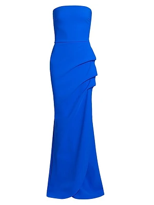 Clotilde Strapless Column Gown
