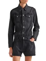 Denim Blouson Jacket