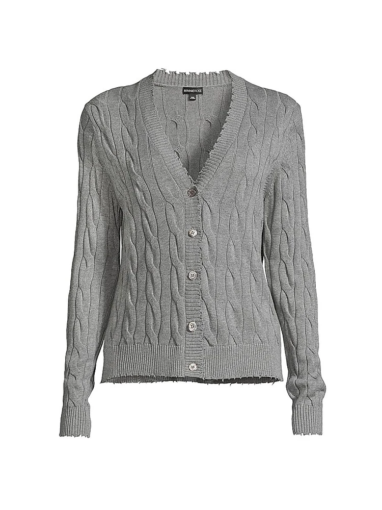 Cable-Knit Cardigan