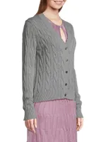 Cable-Knit Cardigan